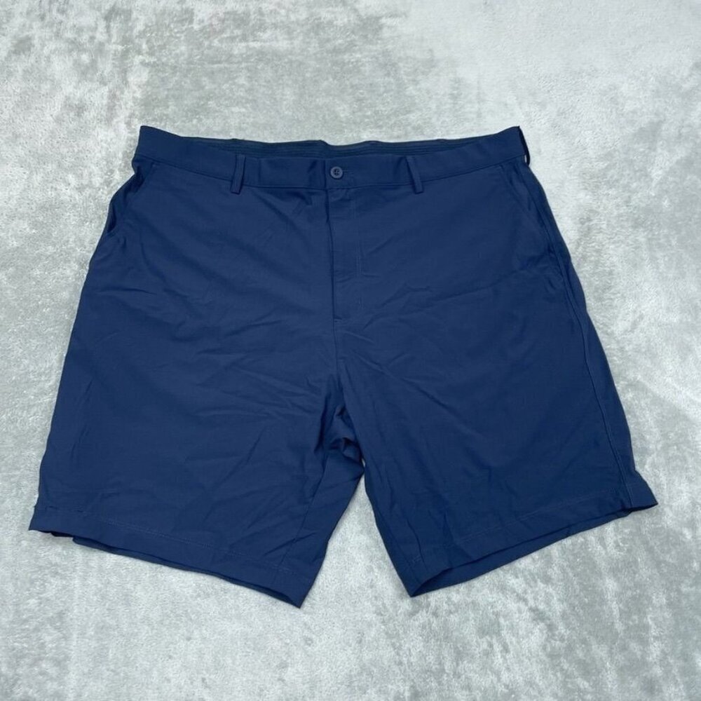 Greg Norman Mens Navy Golf Shorts Size 40 Nylon Spandex Blend a0971